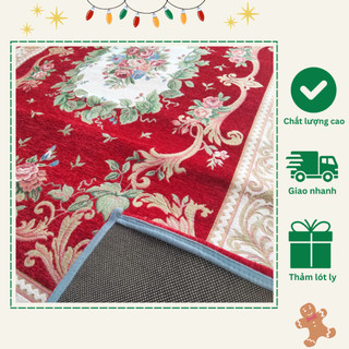 Thảm chùi chân họa tiết cổ điển nhiều màu sắc, thấm nước tốt 40cm x 60cm, 50cm x 80cm, 60cm x 90cm