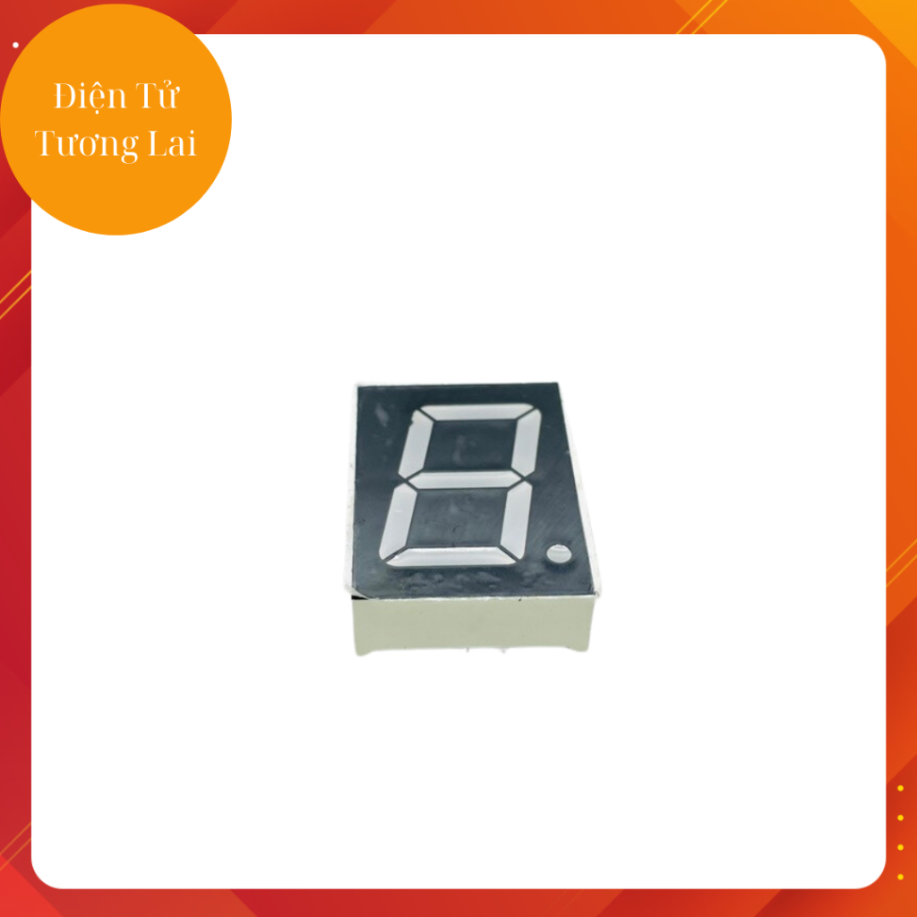 LED 7 Đoạn Màu Đỏ 1.2inch 1 Số Dương Chung