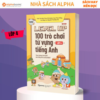 Sách level up – 100 trò chơi từ vựng tiếng anh lớp 4