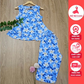 Đồ lửng sát nách mặc nhà xinh xắn, đồ lanh mặc nhà mát mẻ