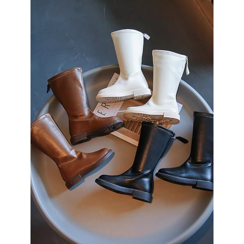 CÓ SẴN( Ảnh thật tự chụp) Boot da cao cổ cho bé hàng Qc