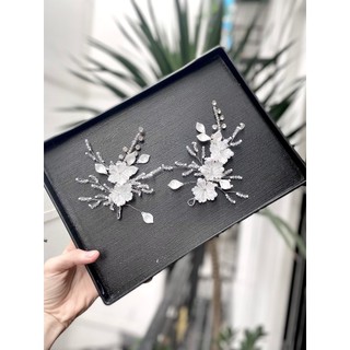 Hoa cài tóc cô dâu HC1012 ( 1 set)