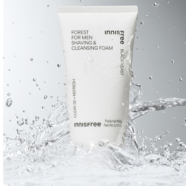 Sữa Rửa Mặt Dành Cho Nam Innisfree Forest For Men Shaving & Cleansing Foam 150ml