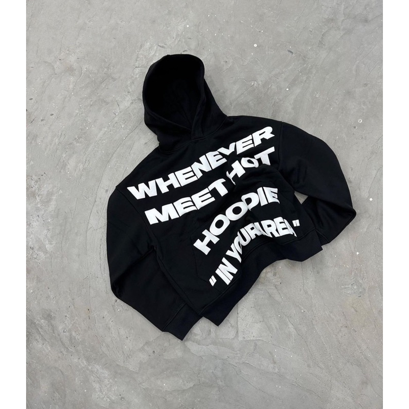 Áo Hoodie WHENEVER cao cấp siêu dày dặn 100% cotton, siêu ấm, áo nỉ nam nữ Unisex dễ phối đồ