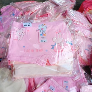 Set 10 quần chip đùi cho bé gái nhiều hình in dễ thương vải cotton mềm mát