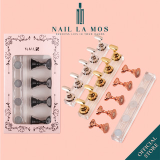 Set 5 chiếc đế gắn móng giả tập vẽ nail - đế nam châm gắn móng mẫu chuyên dụng