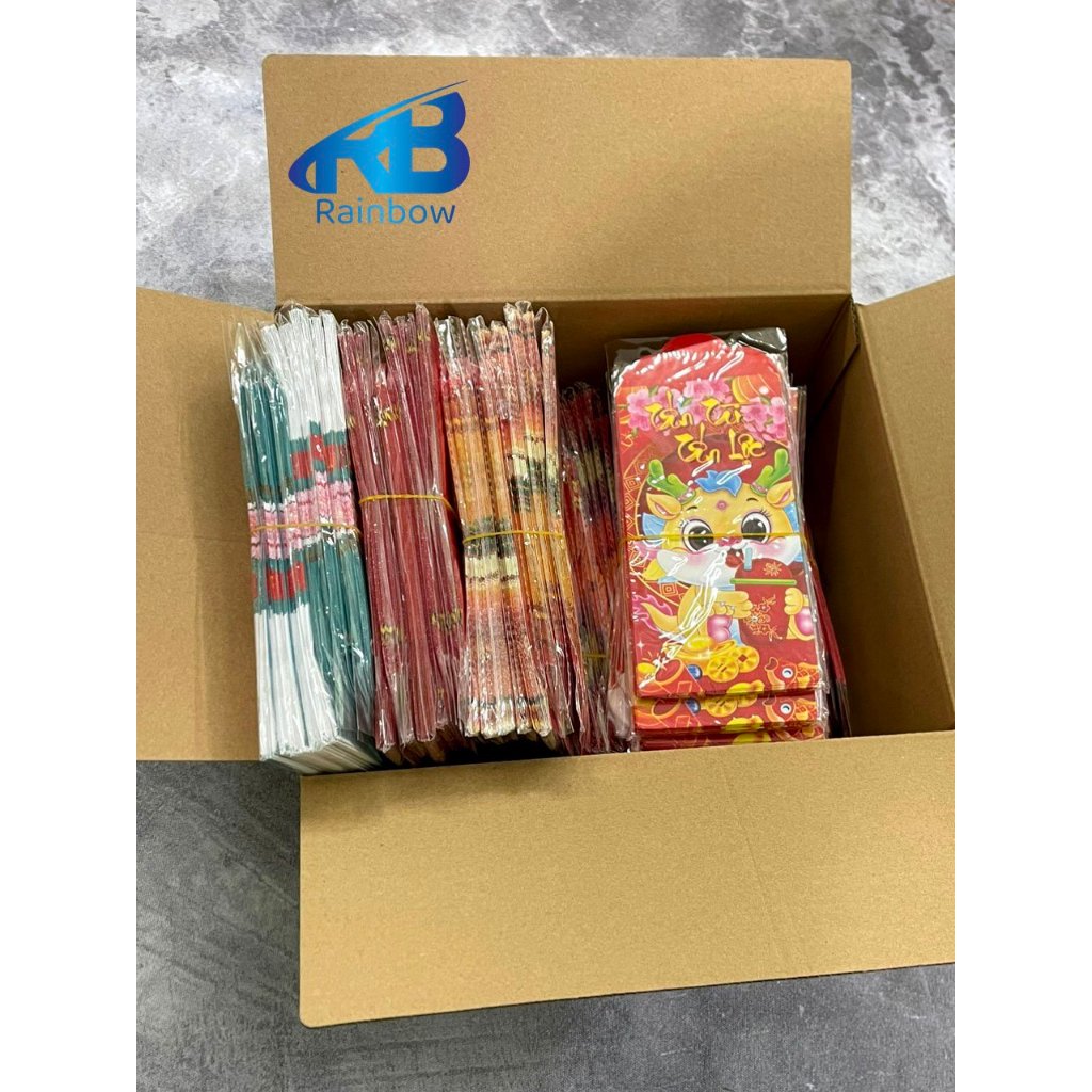 Xấp 10 Bao Lì Xì Tết 2024 Giáp Thìn Giá Sỉ Rẻ đẹp