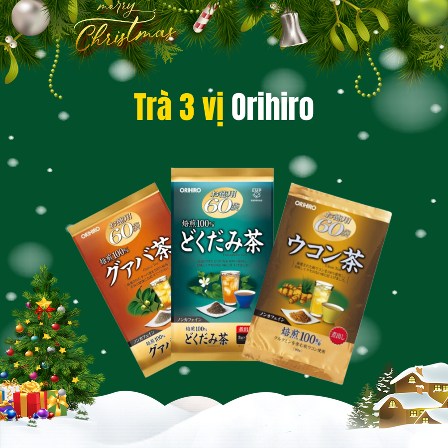 Trà orihiro 60 gói các vị - Hàng nội địa Nhật