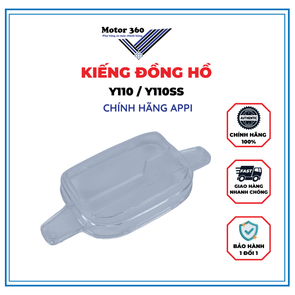 MOTOR360 - Kiếng đồng hồ Y110 / Y110SS - Chính hãng 3YR-83559-00-APPi
