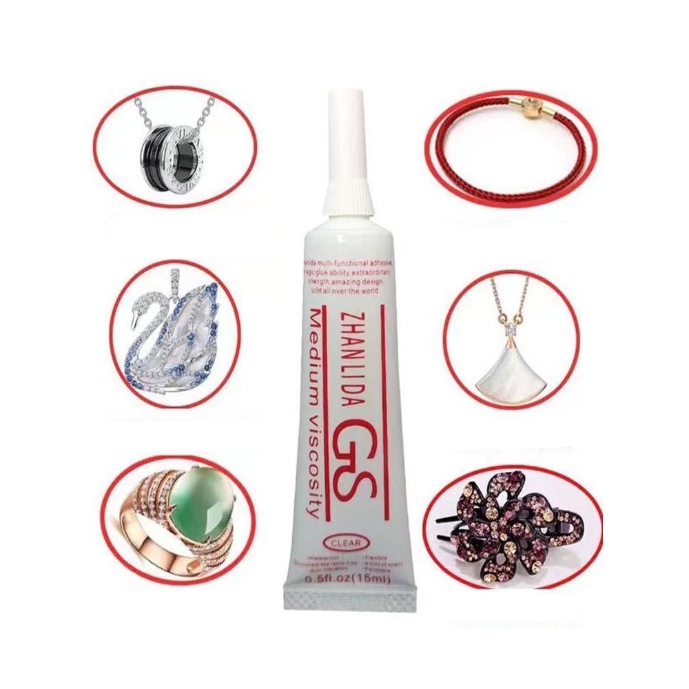 Keo chống nước và dán kính đồng hồ, gắn đá gắn trang sức GS