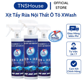 Chai Xịt Vệ Sinh Nội Thất Ghế da Ô Tô Xwash Hỗ Trợ Diệt Khuẩn Khử Mùi Khó Chịu Bên Trong Xe Ô Tô TNS House