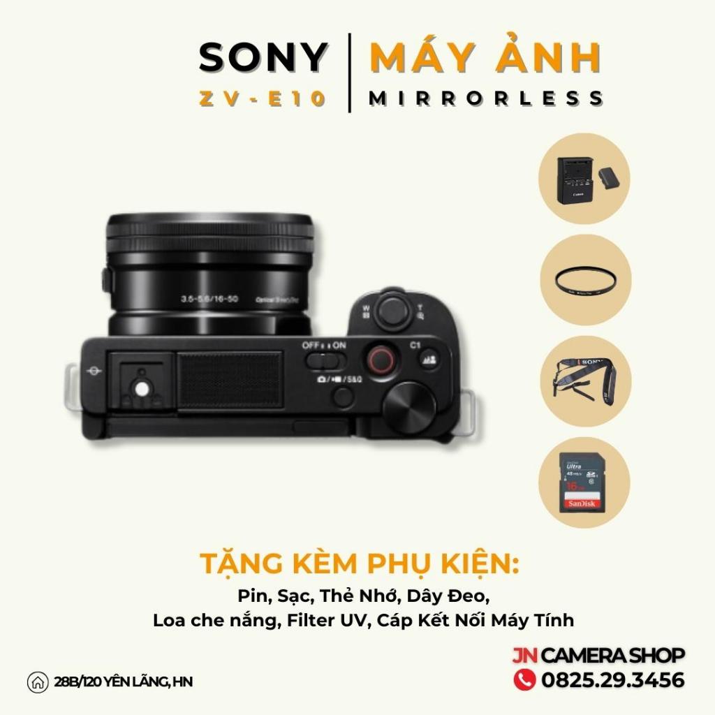Máy ảnh Mirrorless SONY ZV-E10 Likenew Fullbox 99% - Chuyên quay Vlog 4K