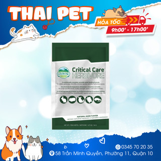 Oxbow critical care 36g - thức ăn phục hồi khần cấp cho thỏ - bọ - rùa - bò sát