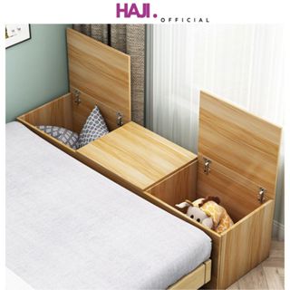 Tủ gỗ đa năng kháng ẩm lưu trữ ghép làm giường ngủ hoặc ghế ngồi thương hiệu HAJI - AP182/AP183