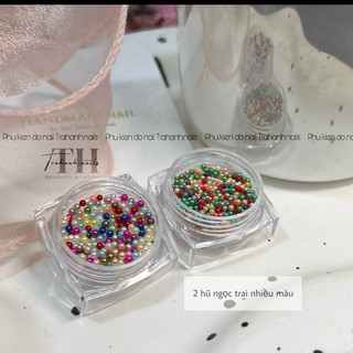 Ngọc trai nhiều màu để mix làm Nail