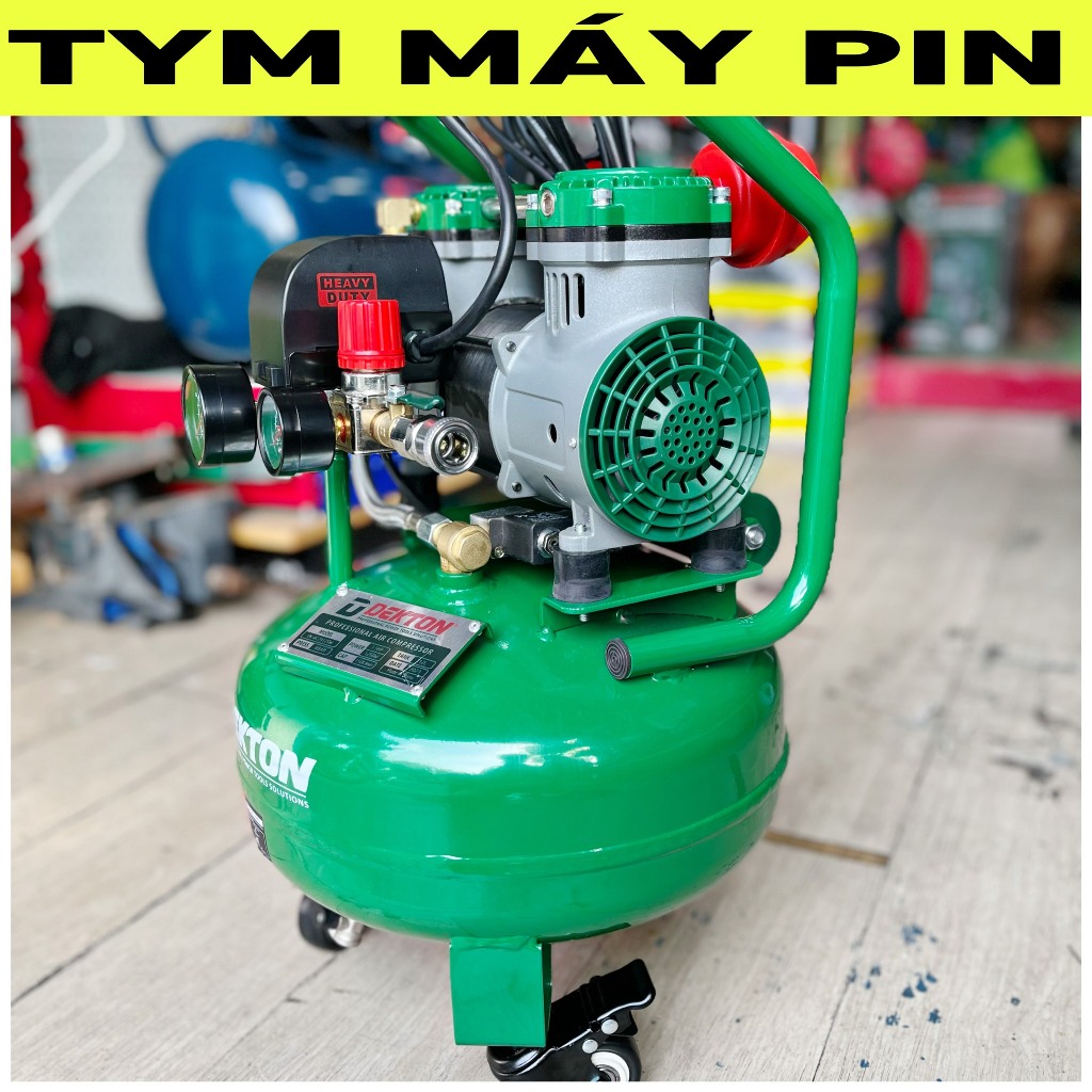 Máy Nén Khí Không Dầu Dekton DK-AC2912SW 12 lít  – TYM MÁY PIN