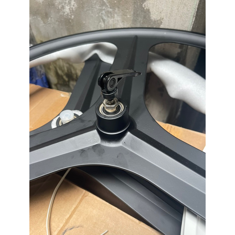 Vành 3 đao tháo lắp nhanh nhôm bánh trước cho xe đạp Fixed gear