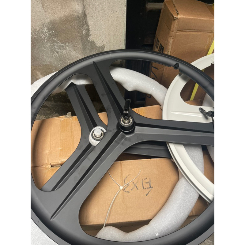 Vành 3 đao tháo lắp nhanh nhôm bánh trước cho xe đạp Fixed gear