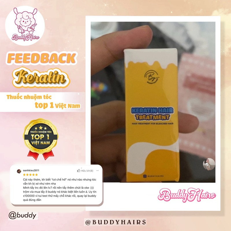 Tinh chất phục hồi khô xơ dành cho tóc tẩy, keratin hair dành riêng cho tẩy