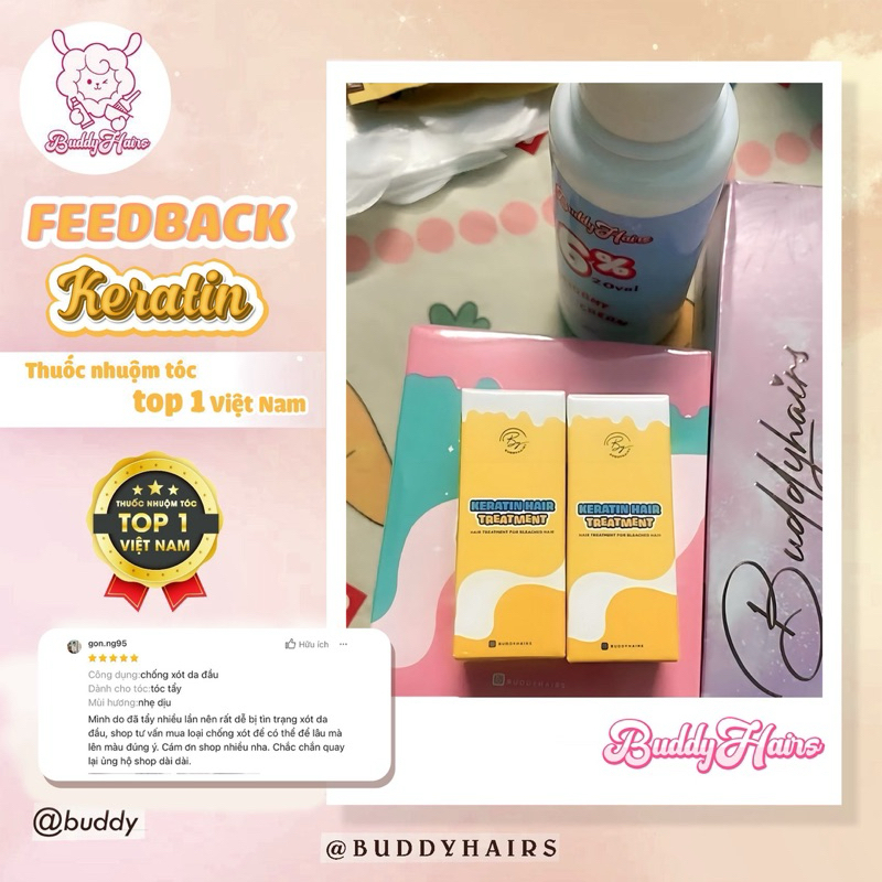 Tinh chất phục hồi khô xơ dành cho tóc tẩy, keratin hair dành riêng cho tẩy
