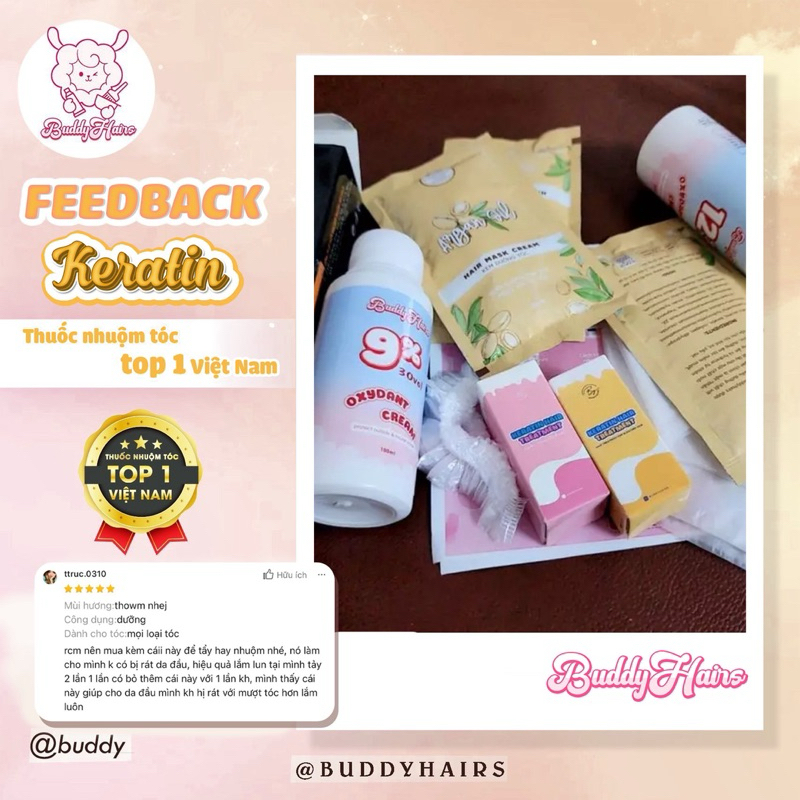 Tinh chất phục hồi khô xơ dành cho tóc tẩy, keratin hair dành riêng cho tẩy