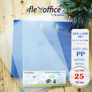 Xấp 10 cái bìa lá trong flexoffice fo-ch01 khổ a4