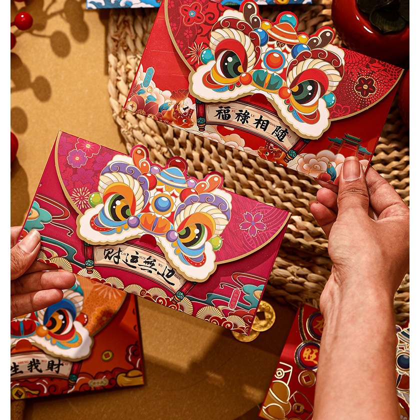 Combo 40 Bao Lì Xì Hình Lân