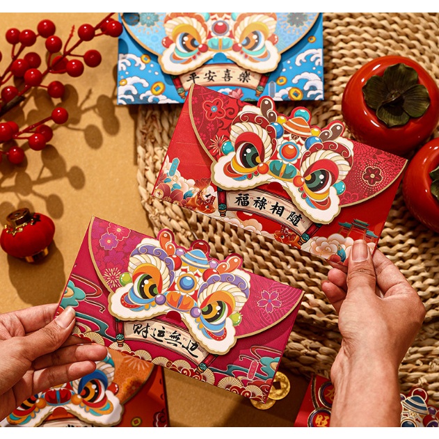 Combo 40 Bao Lì Xì Hình Lân