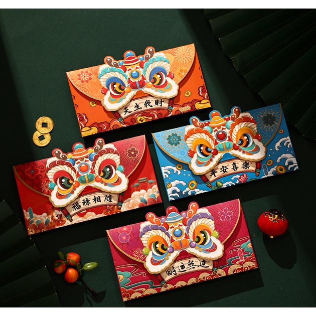 Combo 40 Bao Lì Xì Hình Lân