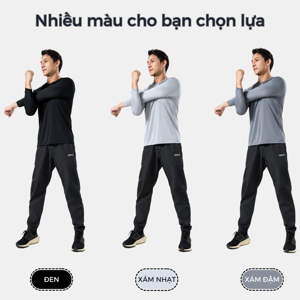 Set Đồ bộ thể thao nam thu đông thấm hút thoải mái vận động - Thương hiệu Coolmate