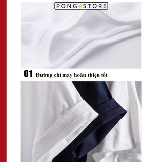 ÁO THUN TRƠN ĐEN TRẮNG BASIC NAM NỮ