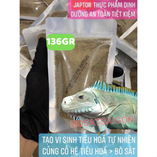 JAPTOR THỨC ĂN - BỘT DINH DƯỠNG CHO IGUANA RỒNG NAM MỸ, RỒNG ÚC, RÙA CẠN SULCATA, BÒ SÁT + Men vi sinh. giá rẻ. cấp tốc.