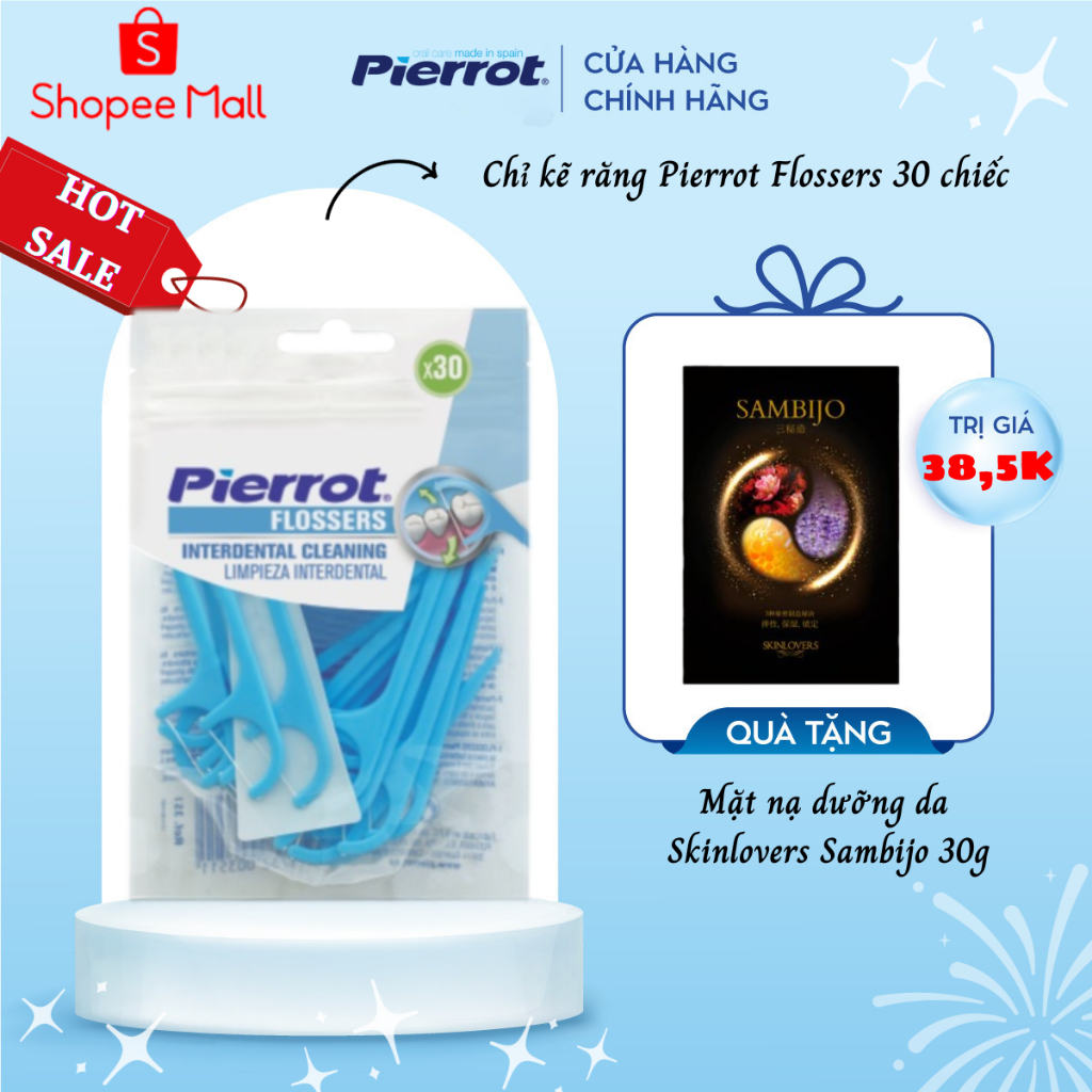 Chỉ kẽ răng Pierrot FIossers tây ban nha 30pcs