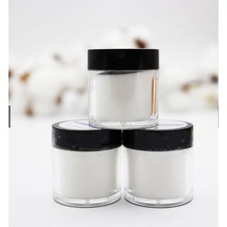 Bột Clear, White đắp phom móng Mỹ hũ 10g,20g,30g,50g,100g bột đính đá trang trí móng, phụ kiện nail