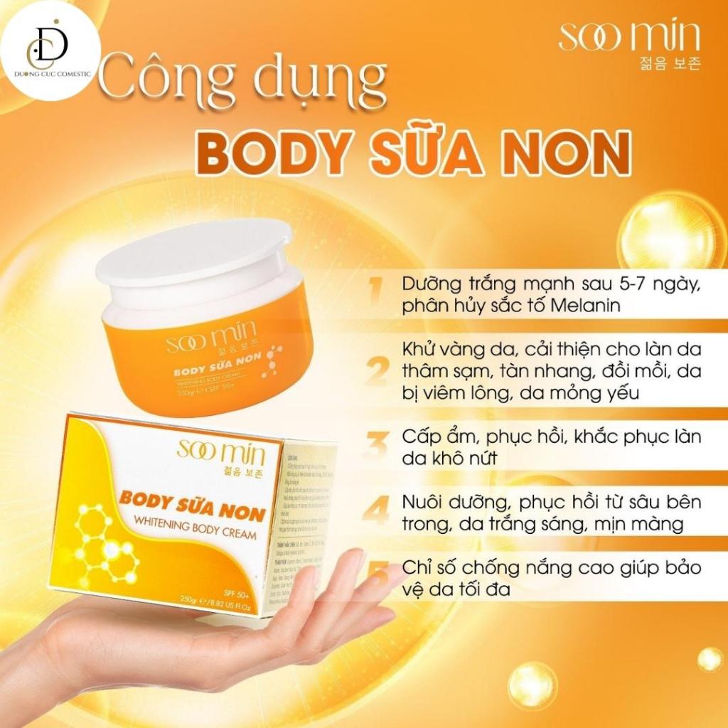 Body Sữa Non SooMin Hàn Quốc - Mua 1 Tặng 2 ( 1 tẩy tế bào, 1 thẻ cào trúng thưởng)