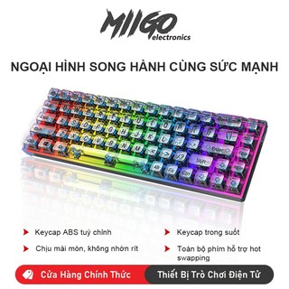 Bàn phím cơ gaming Không dây Bluetooth Blue/Red switch 87 phím Trục xanh/đỏ/trà, có đèn RGB,kết nối không dây