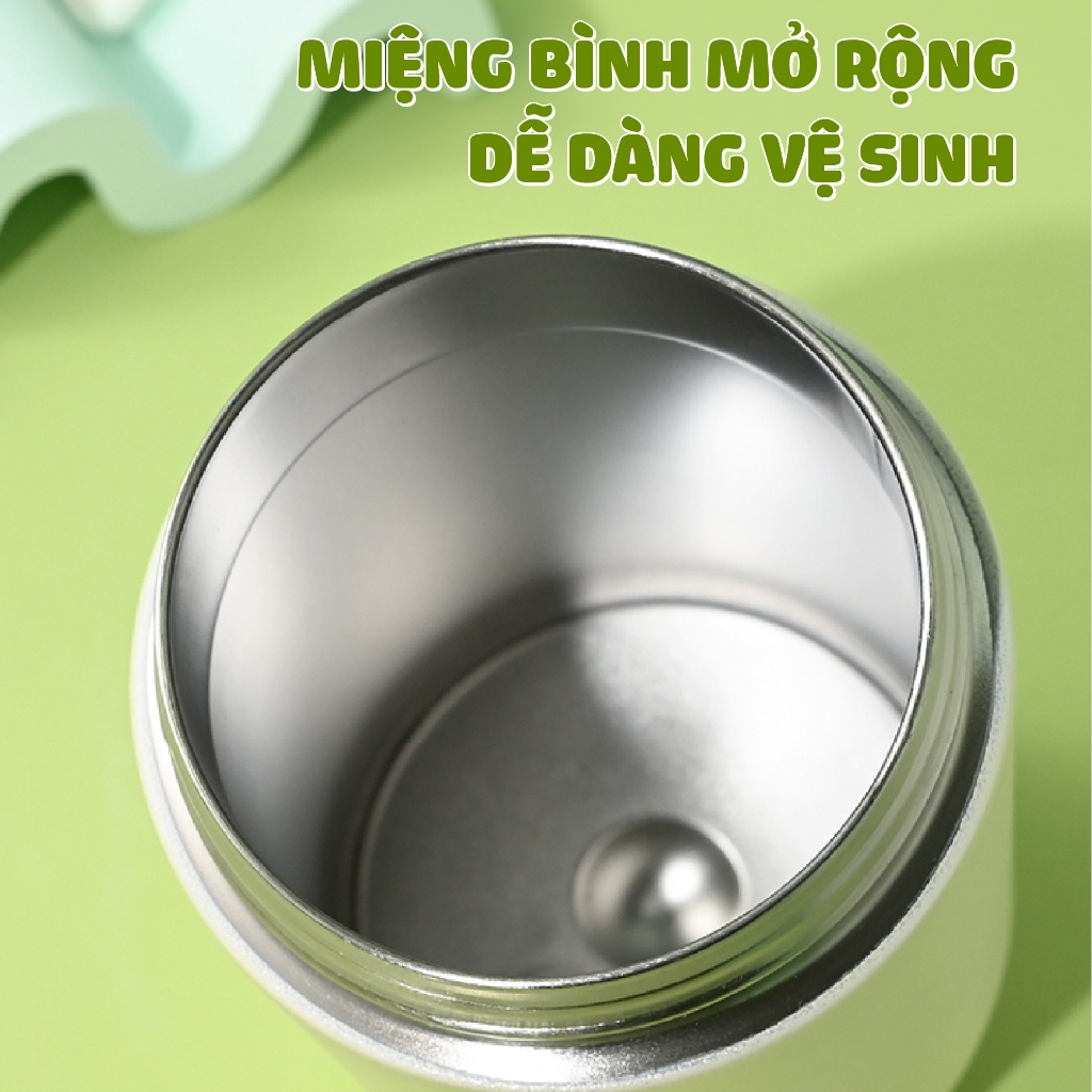 Ly giữ nhiệt Best dung tích 520ml NIUMI, màu sắc pastel dễ thương