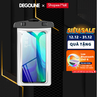 Túi Đựng Điện Thoại Chống Nước Có Phao DEGOUNE Dây Bao Đeo Cổ Mini Bọc ĐT IP/SS Bỏ Ví Nam Nữ Xe Máy Đi Biển Siêu Tiện