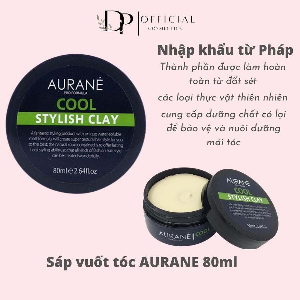 Sáp vuốt tóc nam Aurane Cool Stylish Clay 80gr tạo kiểu giữ nếp cho tóc. HÀNG CHÍNH HÃNG .