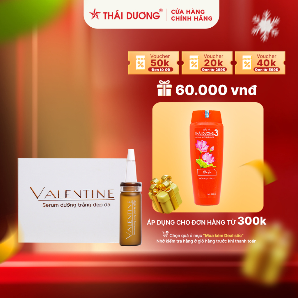 Serum Valentine chống nhăn tức thì 10ml - Sao Thái Dương