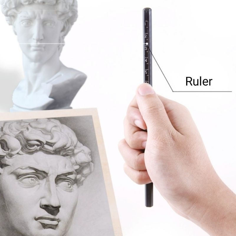 Bút chì vẽ tranh MARIES phác thảo, chì than