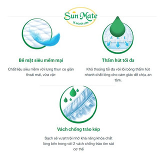 [Mẫu Mới] Tã DÁN SunMate L18+2 (20 Miếng) - Tã Dán Người Lớn