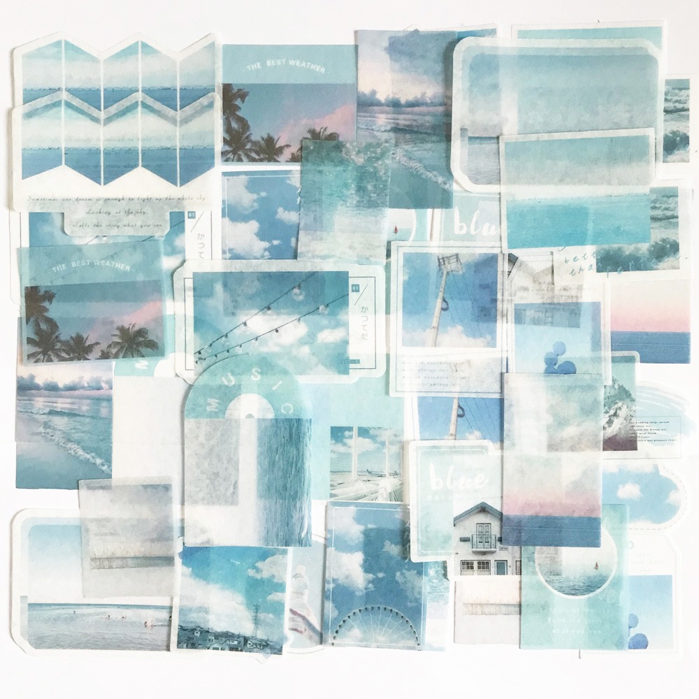 Set 40 washi sticker instagram trang trí planner, bullet journal