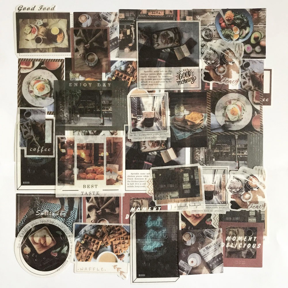 Set 40 washi sticker instagram trang trí planner, bullet journal