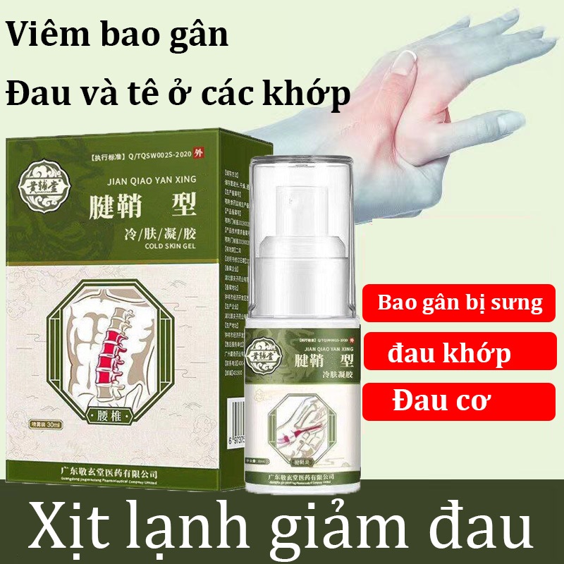 Chai xịt giảm đau nhức cơ, xương khớp Giúp Chấm Dứt Các Cơn Đau Như Đau Khớp, Căng Cơ, Viêm Khớp, Đau Nhức Đầu Gối
