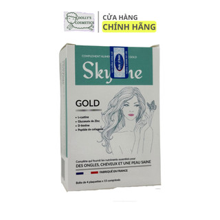 Viên uống đẹp da, tóc và móng tay, hỗ trợ kiềm nhờn skytine gold hộp 60 viên