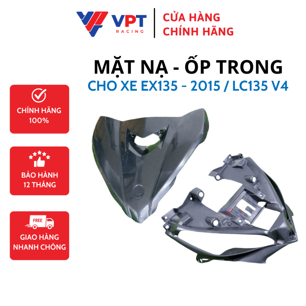 Mặt nạ - Ốp trong mặt nạ gắn cho xe Yamaha EX135 - 2015 / LC135 V4