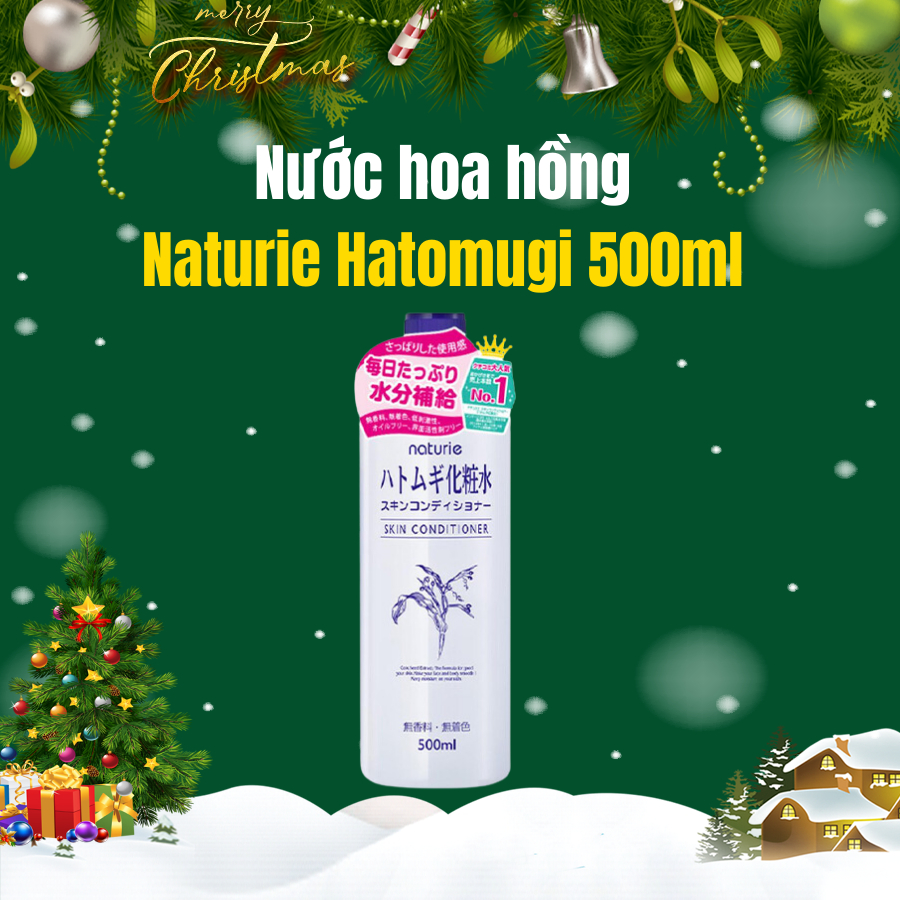 Nước hoa hồng Skin Conditioner của Naturie -- sản phẩm Made in Japan, 500ml