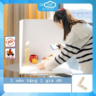 Tấm pvc background, phông nền chụp ảnh sản phẩm vân gỗ, vân xi măng, màu trơn - sky decor