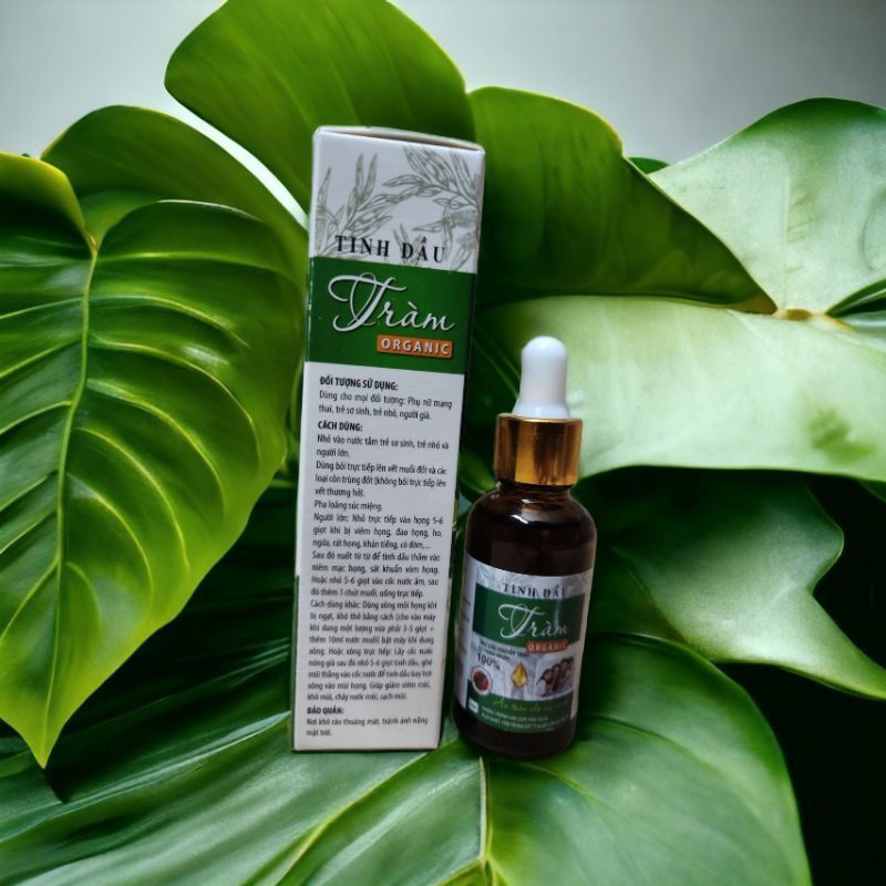 TINH DẦU TRÀM ORGANIC  Giúp bé tránh cảm cúm, đuổi côn trùng.